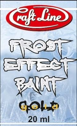 (480) Frost Effect Paint 20ml (gold) - Farba "Efekt Szronu" (złota)