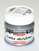 (541) Farba Akrylowa  PENTA 50 ml  Srebrna