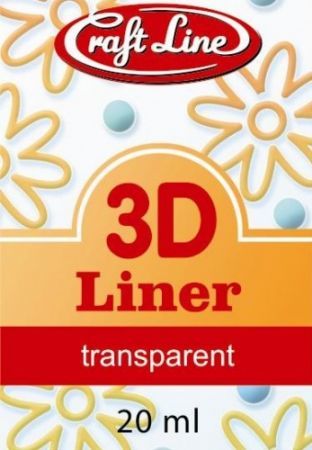 (93) Konturówka 3D - 20ml (przeźroczysta) - Liner 3D