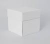 Pudełko 10x10x10 exploding box białe z harmonijką