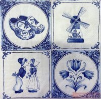 Serwetka AM 13306680 Holenderska porcelana    -1szt