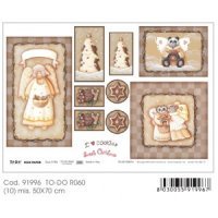 Papier Ryżowy TODO/ 91996 50x70 Pierniczki świąteczne