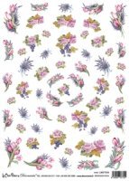 Papier ryżowy Decomania-Mini/ 7039 - Wiosenne kwiaty