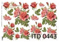 Papier ITD duży 42x29 - 0443 Róże
