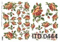 Papier ITD duży 42x29 - 0444 Róże