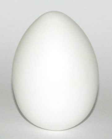 Jajko plastik 15 cm białe