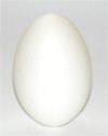 Jajko plastik 9 cm białe
