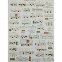 Papier Decomania 3D CA5000 Modele domków - 33x48 cm 