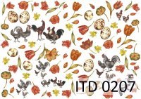 Papier ITD duży 42x29 - 0207 Tulipany