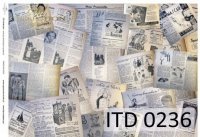 Papier ITD duży 42x29 - 0236 Gazety