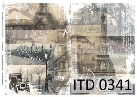 Papier ITD duży 42x29 - 0341 Paryż