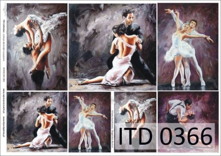 Papier ITD duży 42x29 - 0366 Balet