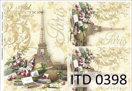 Papier ITD duży 42x29 - 0398 Śniadanie w Paryżu