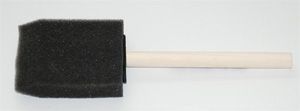 Pędzel gąbkowy płaski  7,5 cm